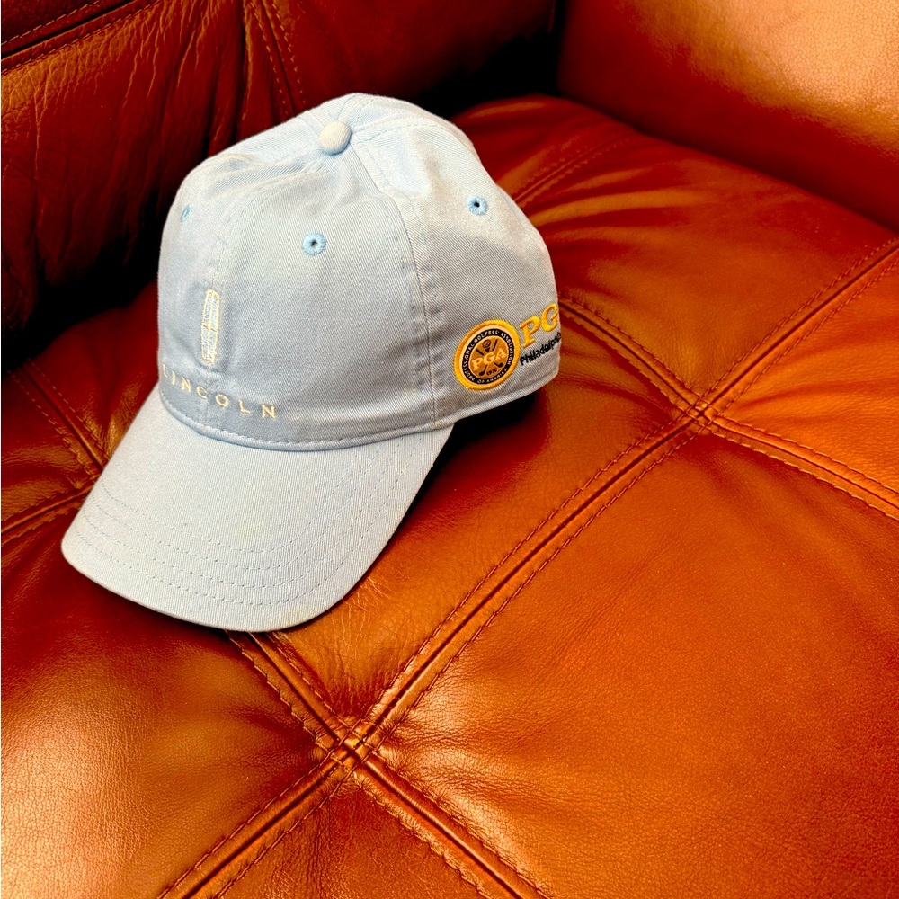 Light Blue Lincoln Golf cap